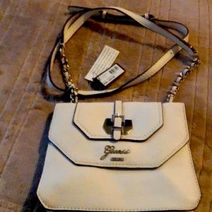 White Guess Purse